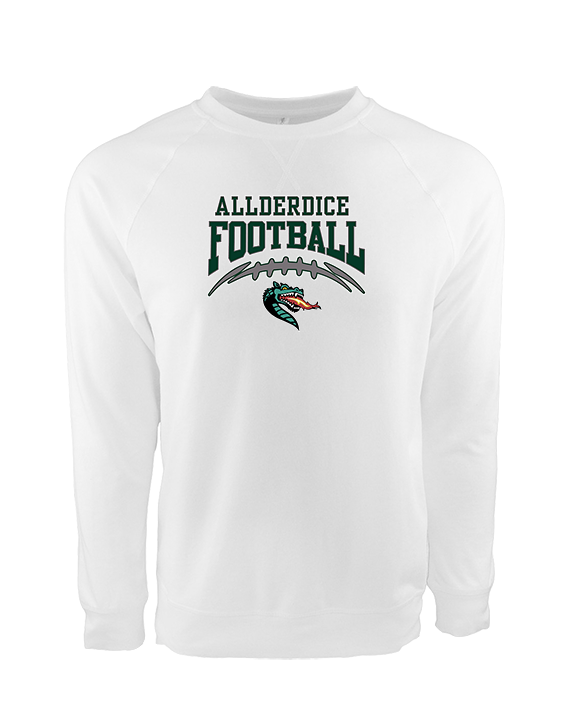 Allderdice HS Football School Football - Crewneck Sweatshirt