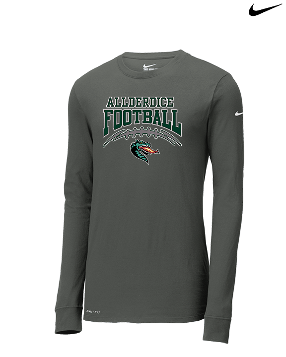 Allderdice HS Football School Football - Mens Nike Longsleeve