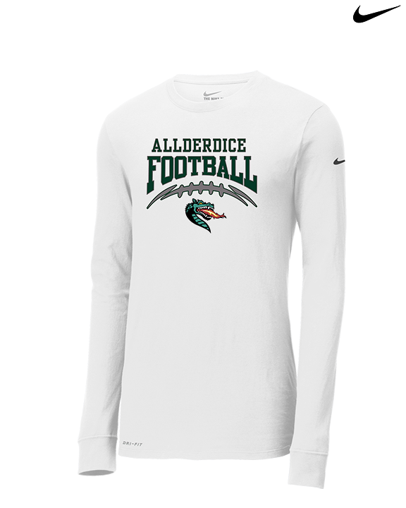 Allderdice HS Football School Football - Mens Nike Longsleeve