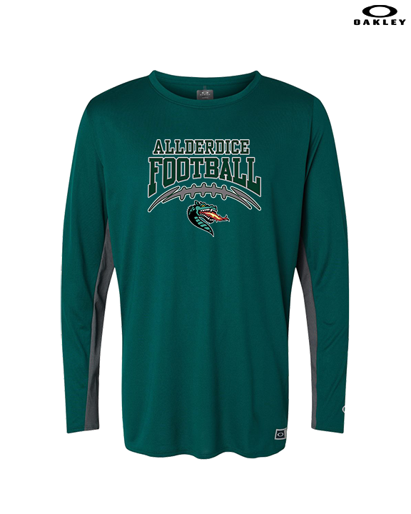 Allderdice HS Football School Football - Mens Oakley Longsleeve