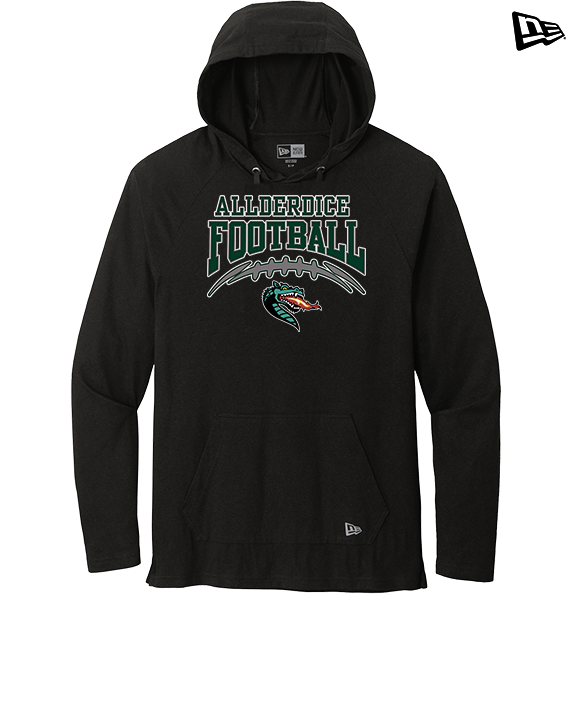 Allderdice HS Football School Football - New Era Tri-Blend Hoodie