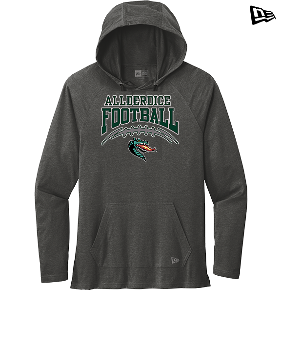 Allderdice HS Football School Football - New Era Tri-Blend Hoodie