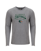 Allderdice HS Football School Football - Tri-Blend Long Sleeve