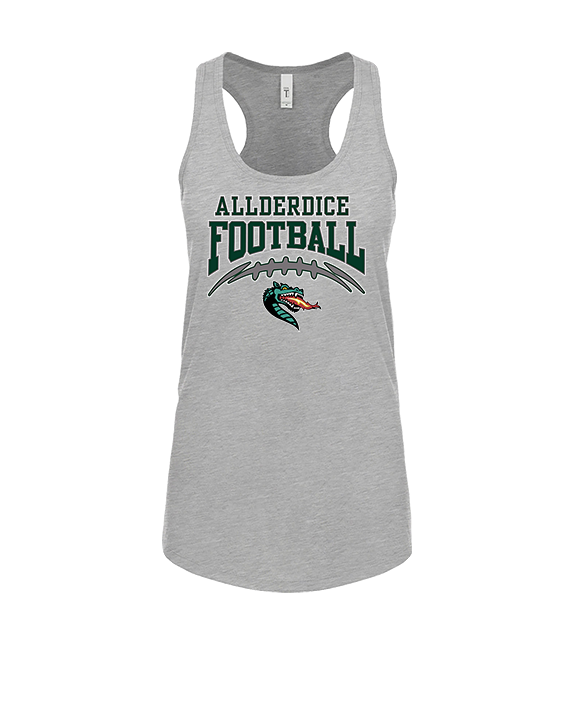 Allderdice HS Football School Football - Womens Tank Top