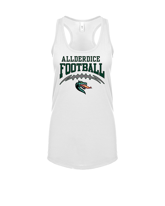 Allderdice HS Football School Football - Womens Tank Top