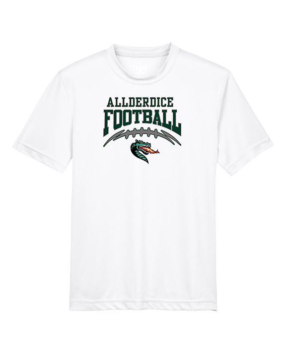 Allderdice HS Football School Football - Youth Performance Shirt