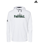 Allderdice HS Football Splatter - Mens Adidas Hoodie