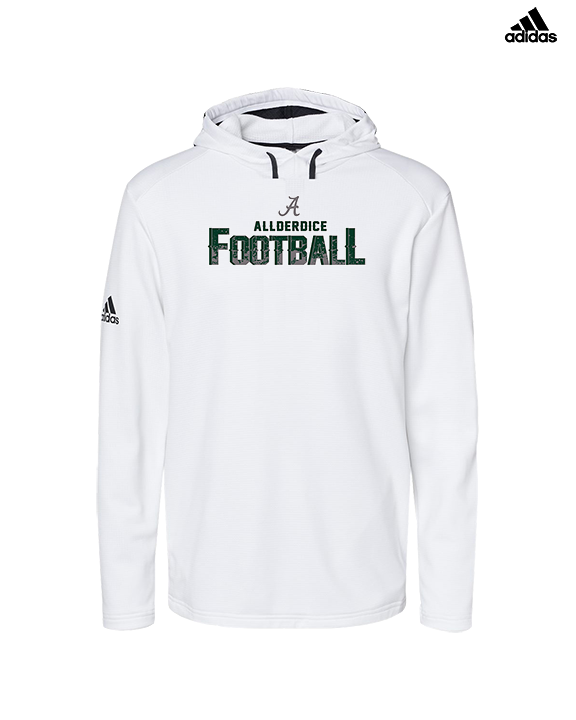 Allderdice HS Football Splatter - Mens Adidas Hoodie