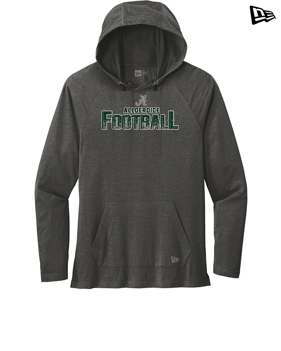 Allderdice HS Football Splatter - New Era Tri-Blend Hoodie