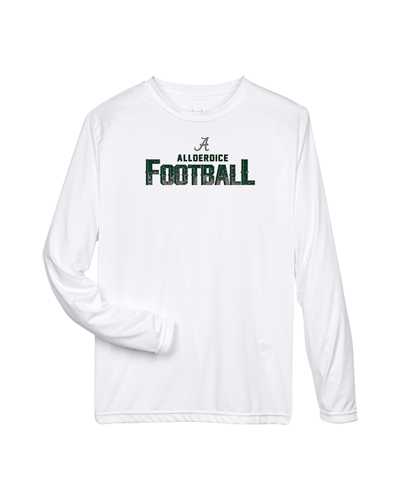 Allderdice HS Football Splatter - Performance Longsleeve