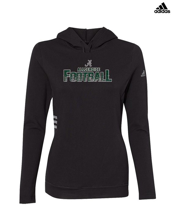 Allderdice HS Football Splatter - Womens Adidas Hoodie