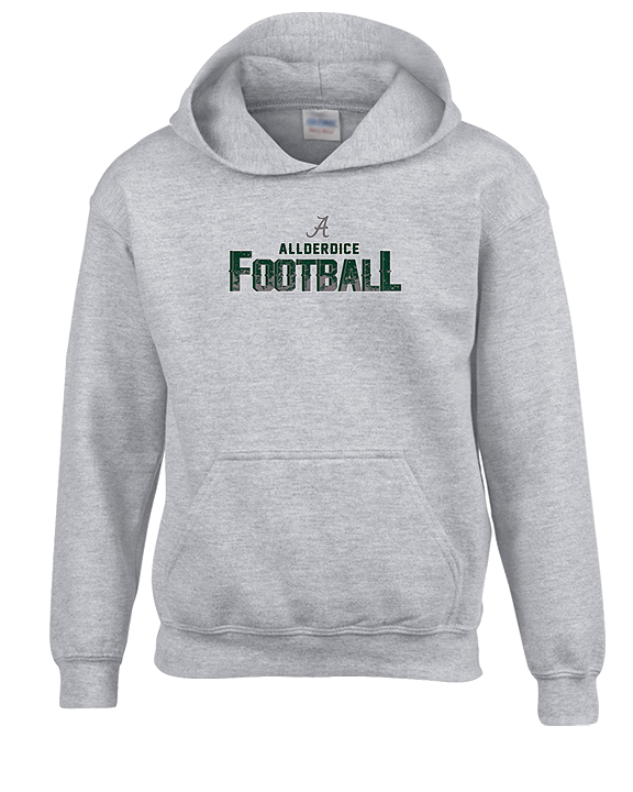 Allderdice HS Football Splatter - Youth Hoodie