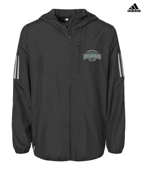 Allderdice HS Football Toss - Mens Adidas Full Zip Jacket