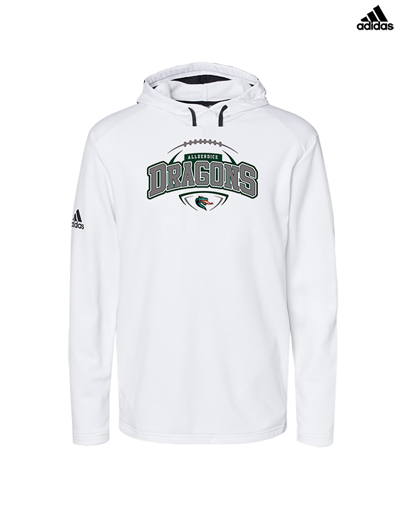 Allderdice HS Football Toss - Mens Adidas Hoodie