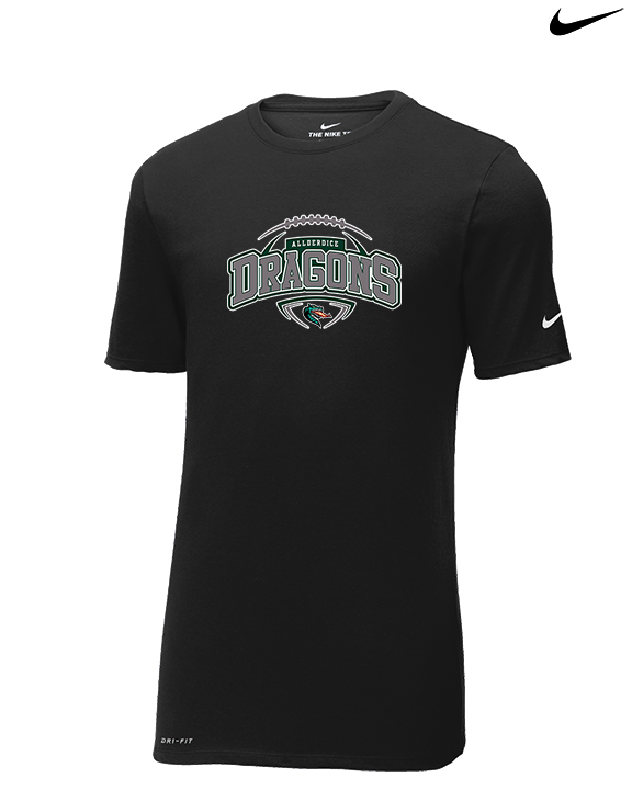 Allderdice HS Football Toss - Mens Nike Cotton Poly Tee