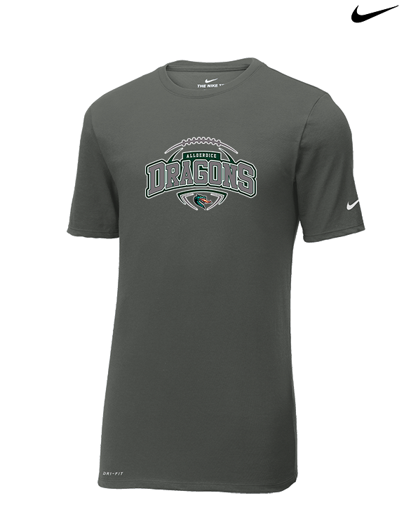 Allderdice HS Football Toss - Mens Nike Cotton Poly Tee