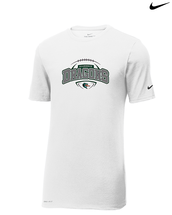 Allderdice HS Football Toss - Mens Nike Cotton Poly Tee