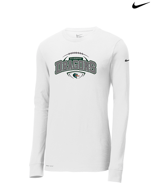 Allderdice HS Football Toss - Mens Nike Longsleeve