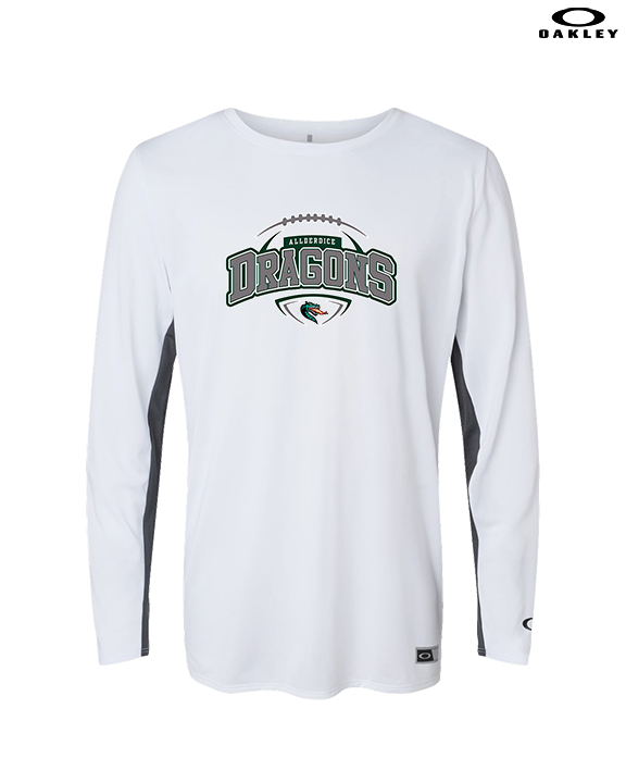 Allderdice HS Football Toss - Mens Oakley Longsleeve