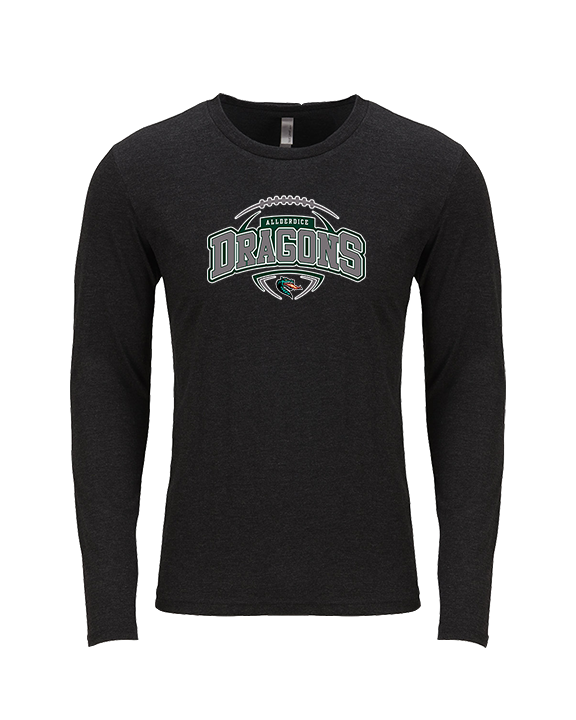 Allderdice HS Football Toss - Tri-Blend Long Sleeve