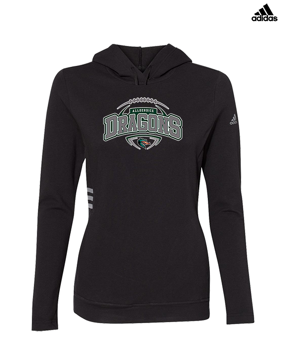 Allderdice HS Football Toss - Womens Adidas Hoodie