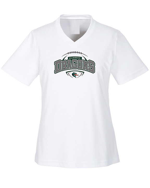 Allderdice HS Football Toss - Womens Performance Shirt