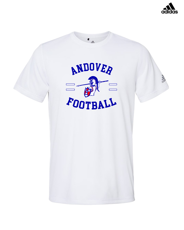 Andover HS  Football Curve - Adidas Men's Performance Shirt