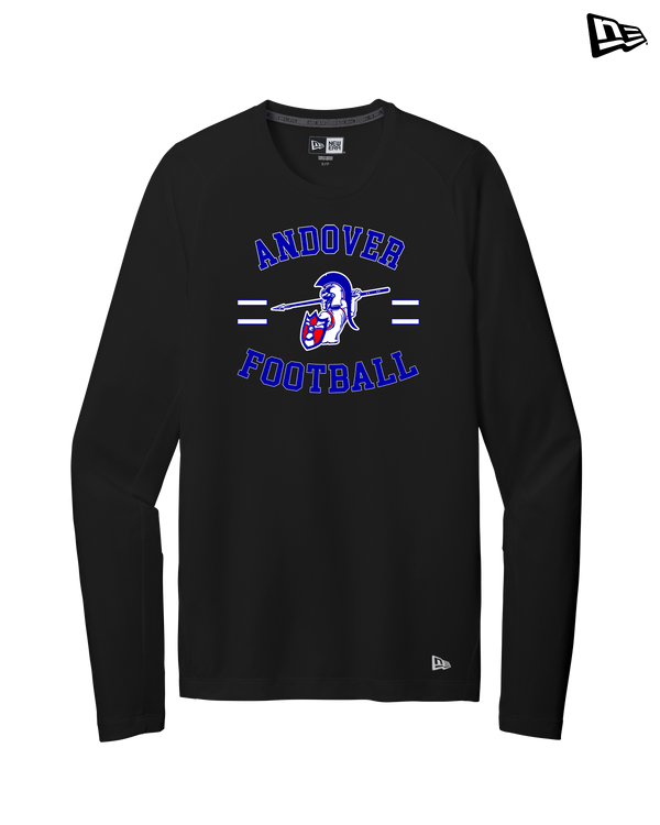 Andover HS  Football Curve - New Era Long Sleeve Crew