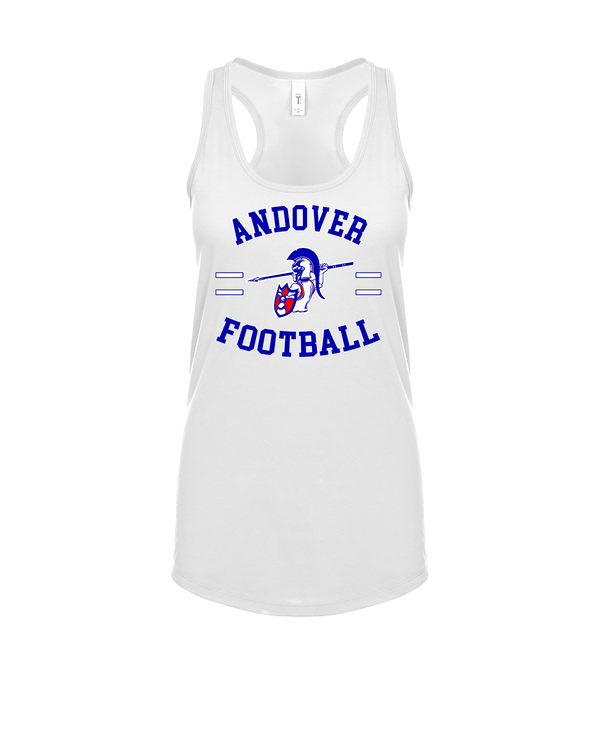 Andover HS  Football Curve - Womens Tank Top