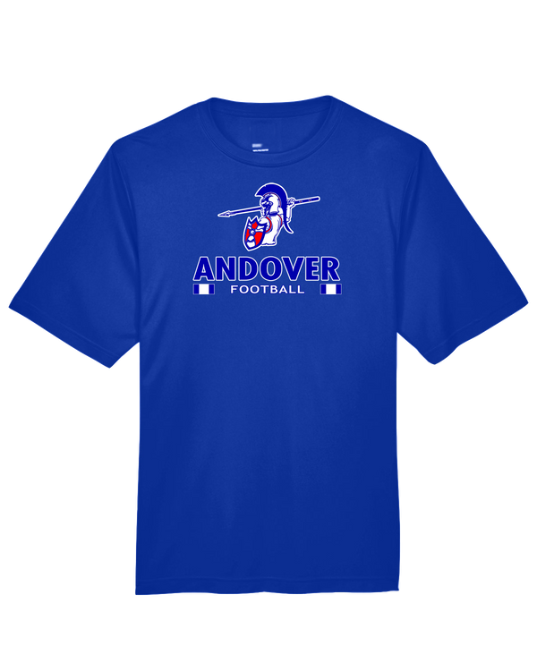 Andover HS  Football Stacked - Performance T-Shirt