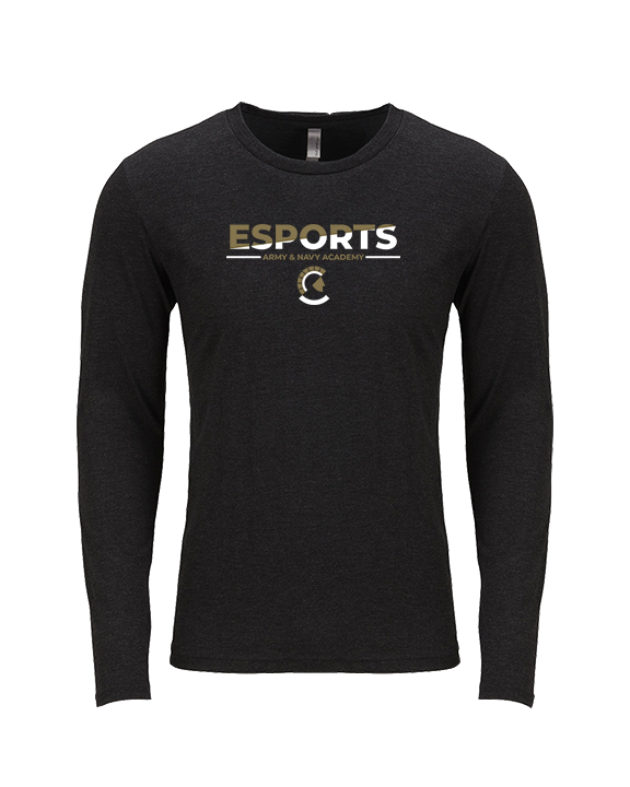 Army & Navy Academy Esports Cut - Tri-Blend Long Sleeve