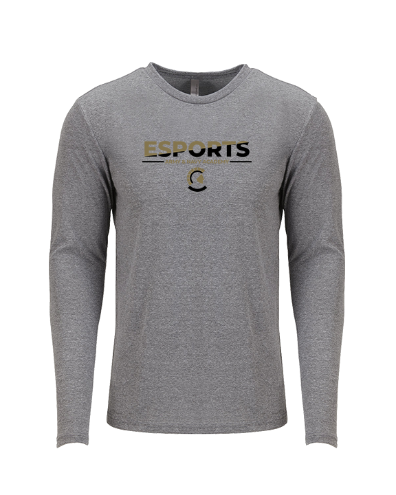 Army & Navy Academy Esports Cut - Tri-Blend Long Sleeve