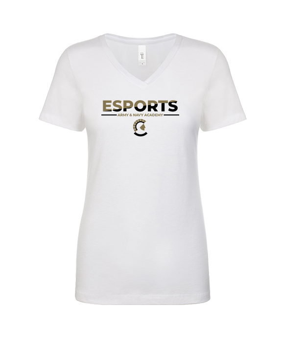 Army & Navy Academy Esports Cut - Womens Vneck