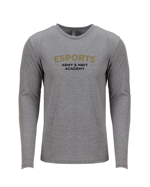 Army & Navy Academy Esports Short - Tri-Blend Long Sleeve