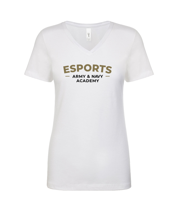 Army & Navy Academy Esports Short - Womens Vneck