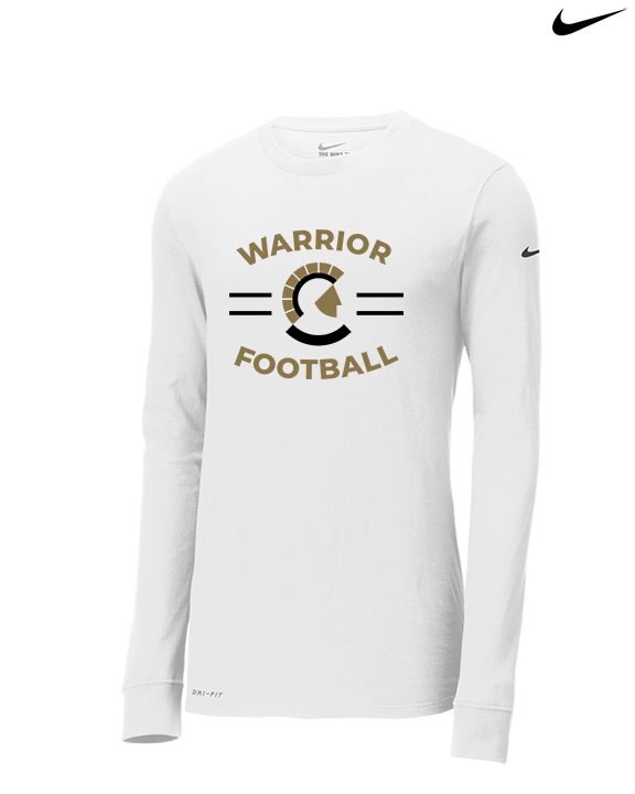 Army & Navy Academy Football Curve - Mens Nike Longsleeve