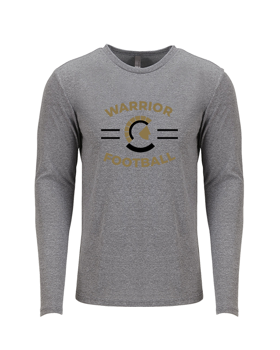 Army & Navy Academy Football Curve - Tri-Blend Long Sleeve