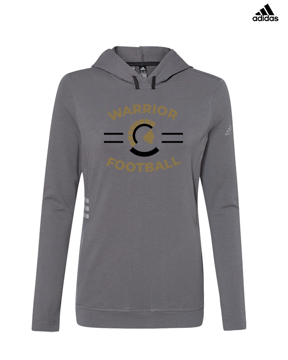 Army & Navy Academy Football Curve - Womens Adidas Hoodie