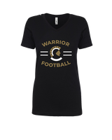 Army & Navy Academy Football Curve - Womens V-Neck