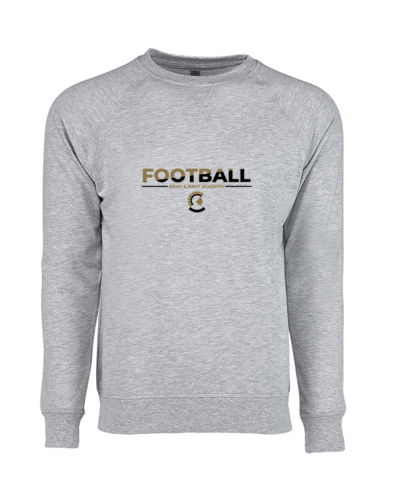 Army & Navy Academy Football Cut - Crewneck Sweatshirt