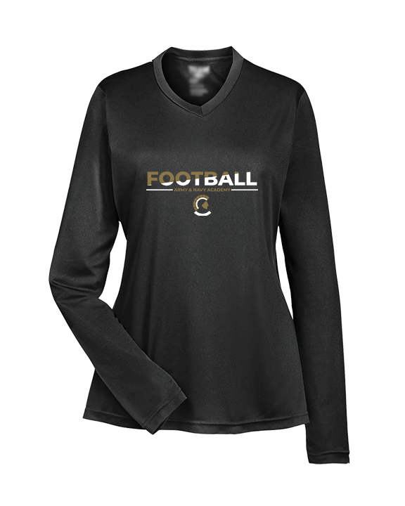 Army & Navy Academy Football Cut - Womens Performance Longsleeve