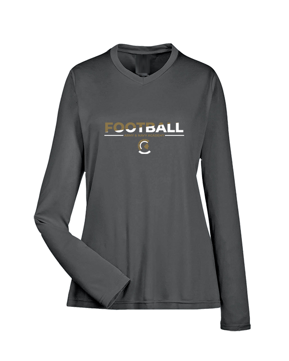 Army & Navy Academy Football Cut - Womens Performance Longsleeve