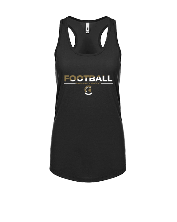 Army & Navy Academy Football Cut - Womens Tank Top