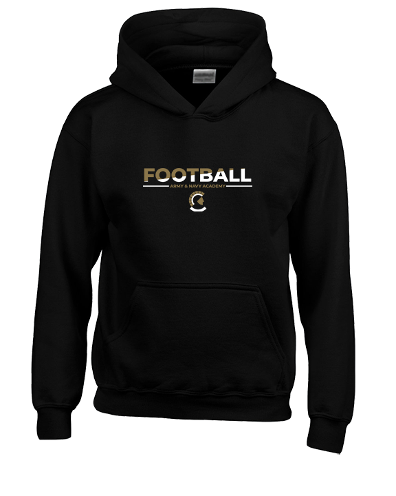 Army & Navy Academy Football Cut - Youth Hoodie