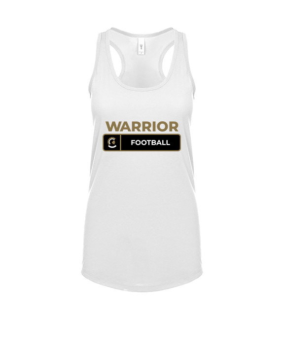 Army & Navy Academy Football Pennant - Womens Tank Top