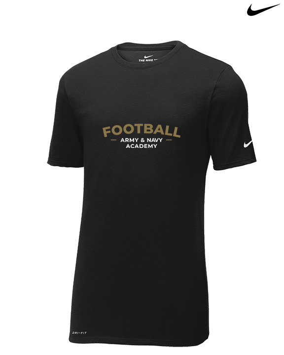 Army & Navy Academy Football Short - Mens Nike Cotton Poly Tee