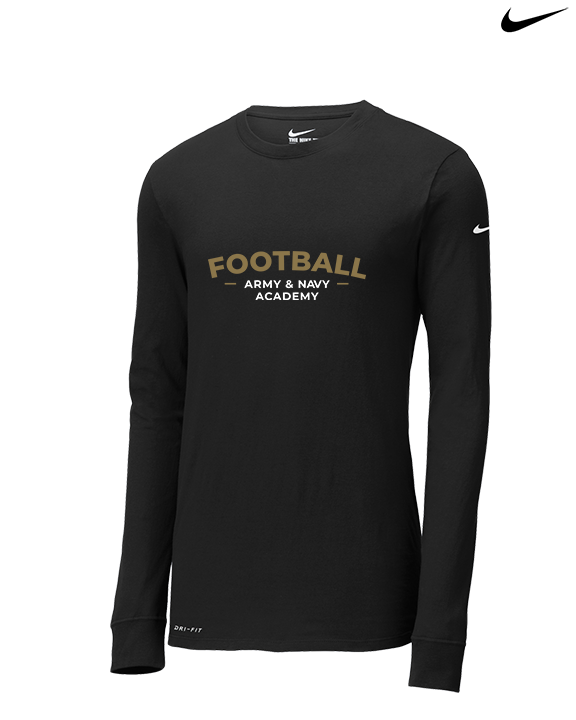 Army & Navy Academy Football Short - Mens Nike Longsleeve