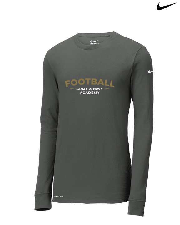 Army & Navy Academy Football Short - Mens Nike Longsleeve