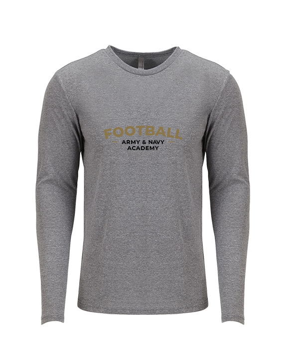 Army & Navy Academy Football Short - Tri-Blend Long Sleeve