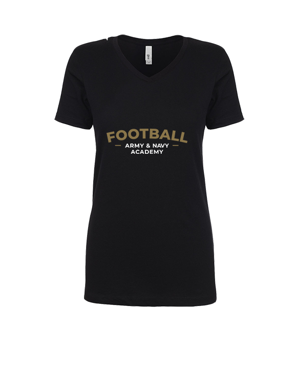 Army & Navy Academy Football Short - Womens Vneck